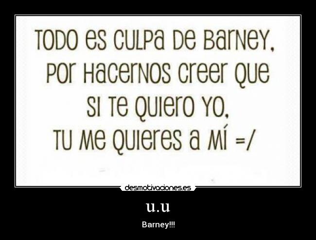 u.u - Barney!!!