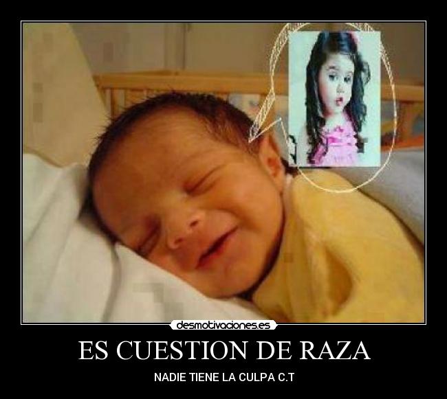 ES CUESTION DE RAZA - NADIE TIENE LA CULPA C.T