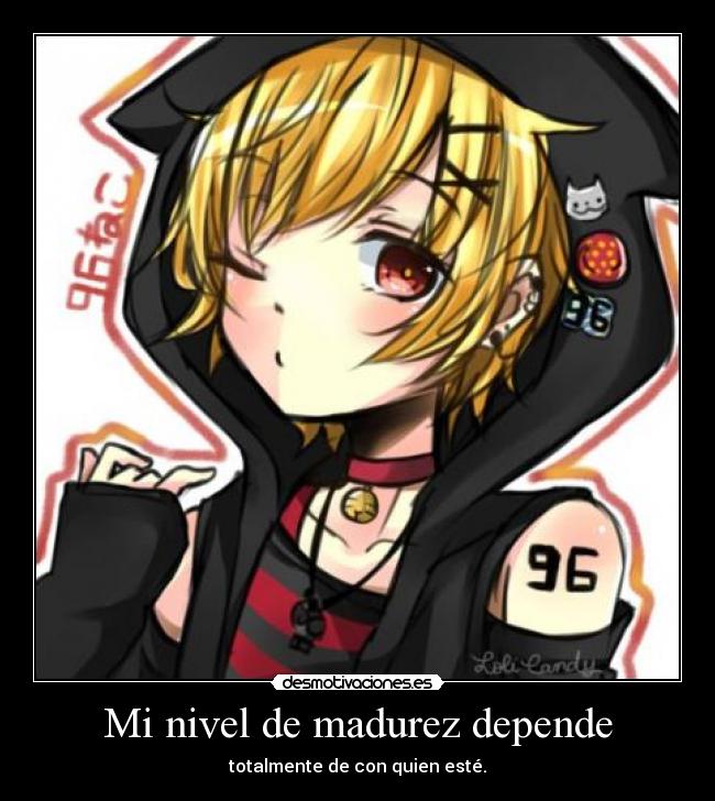 carteles vocaloid 96neko madurez claro desmotivaciones