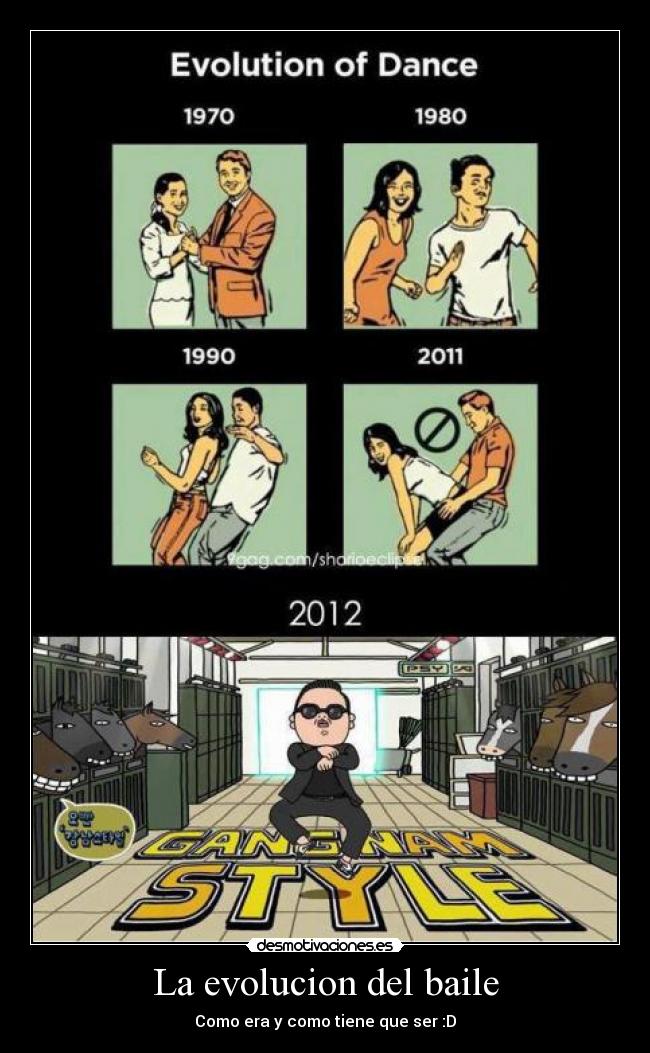 La evolucion del baile - Como era y como tiene que ser :D