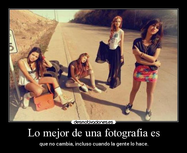 Lo mejor de una fotografia es -