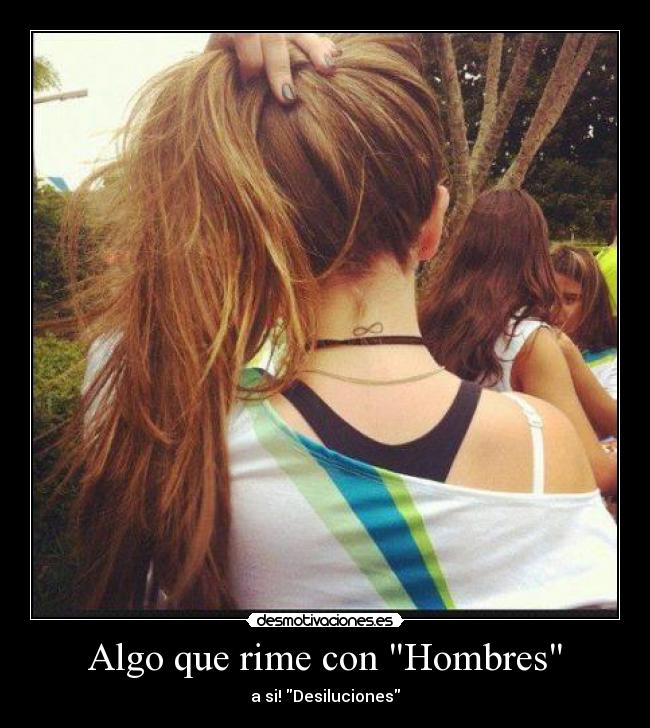 Algo que rime con Hombres - 