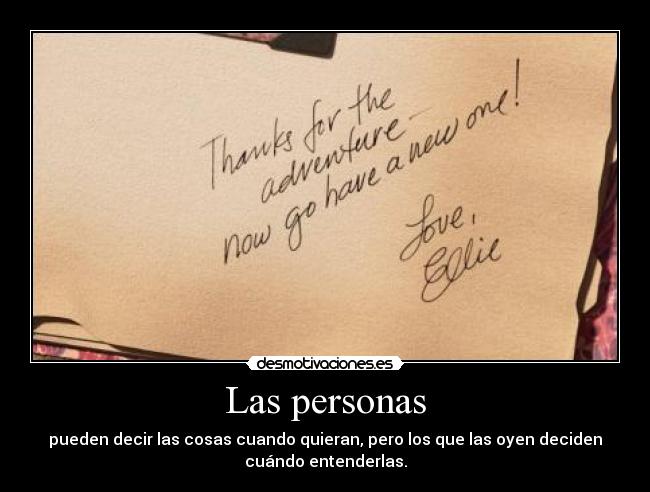 Las personas -