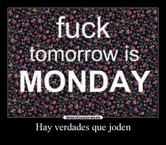 Hay verdades que joden -