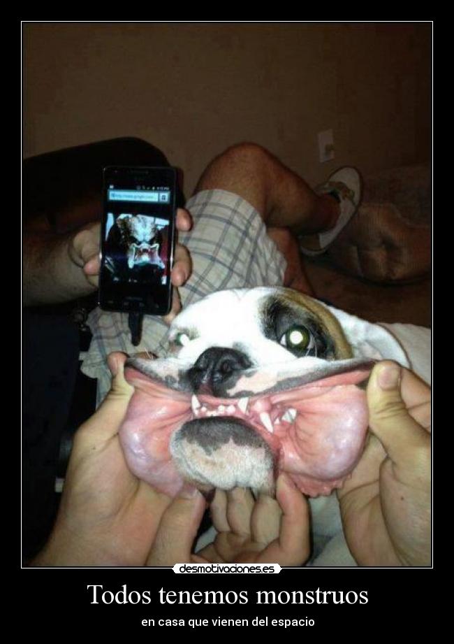 Todos tenemos monstruos - en casa que vienen del espacio