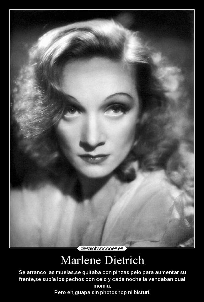 Marlene Dietrich -