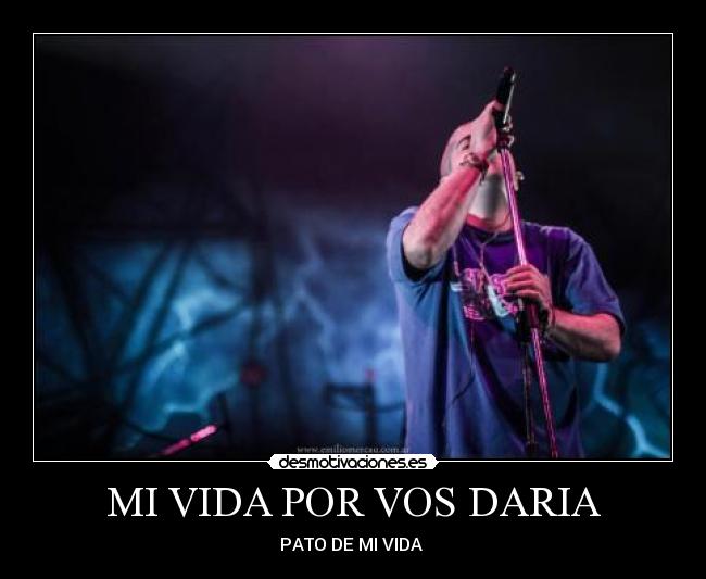 MI VIDA POR VOS DARIA - PATO DE MI VIDA ♥