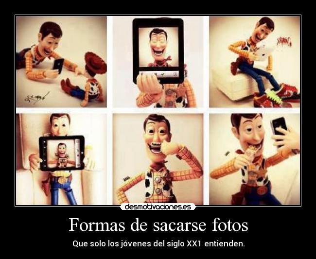 Formas de sacarse fotos -