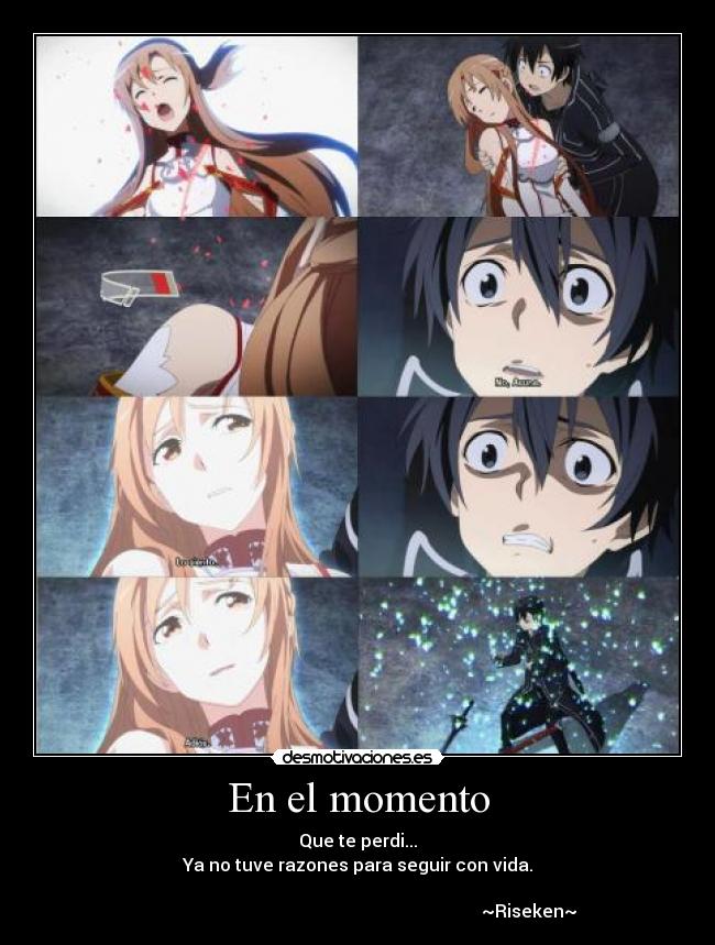 En el momento -