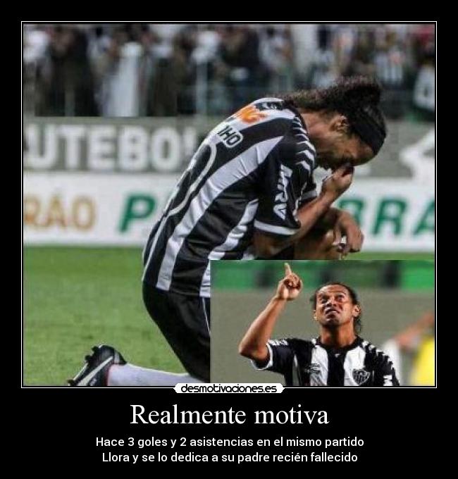 Realmente motiva - Hace 3 goles y 2 asistencias en el mismo partido
Llora y se lo dedica a su padre recién fallecido