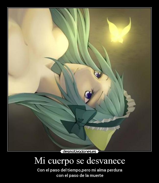 Mi cuerpo se desvanece -