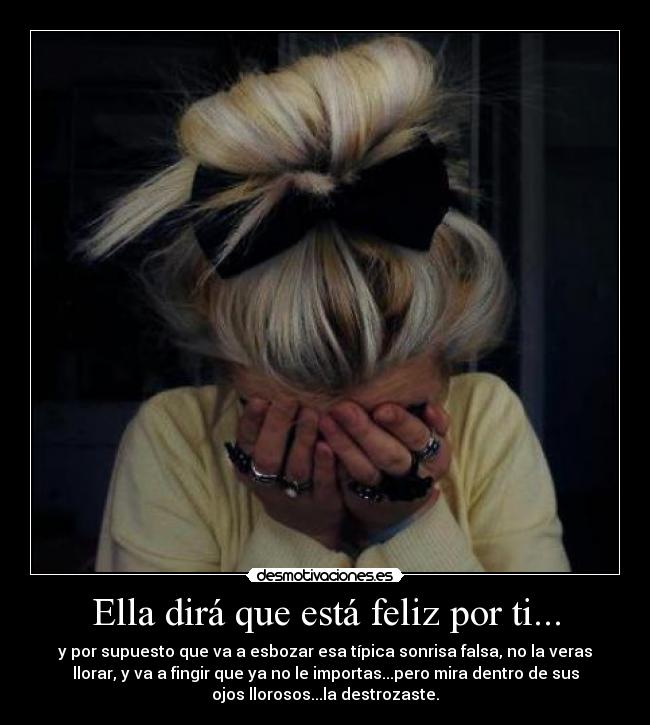 carteles por supuesto que ella esta bien desmotivaciones