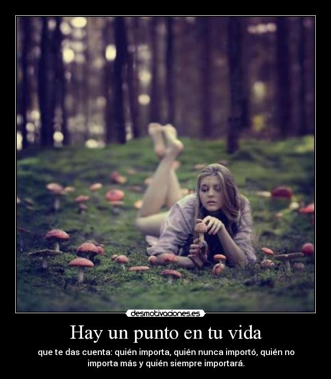 Hay un punto en tu vida -