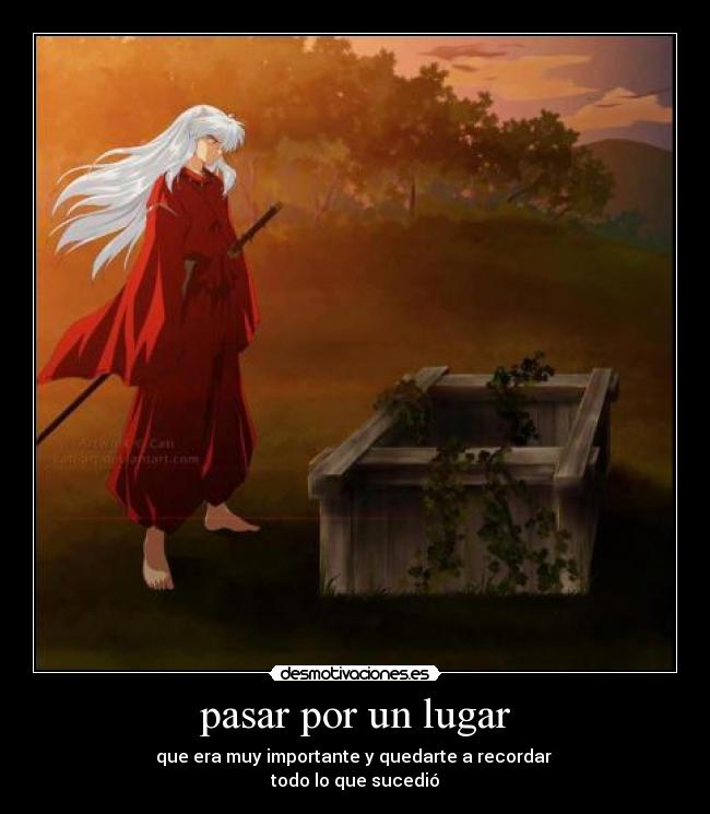 pasar por un lugar -