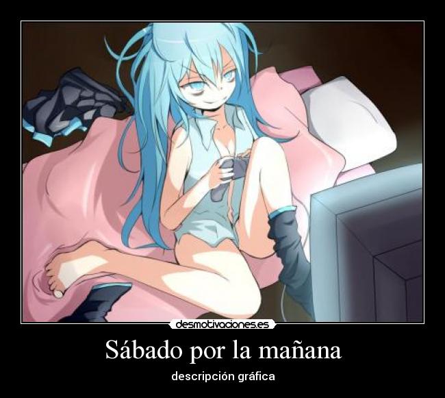 Sábado por la mañana - descripción gráfica