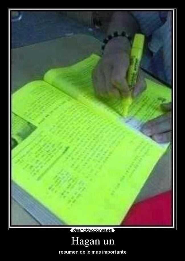 Hagan un - resumen de lo mas importante