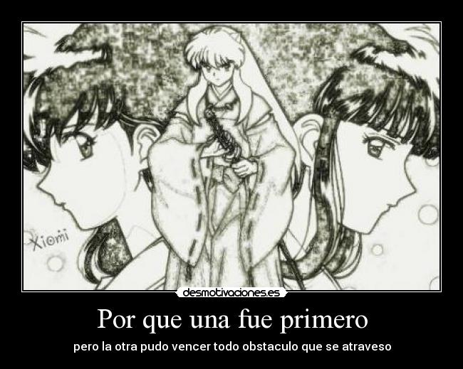 Por que una fue primero -