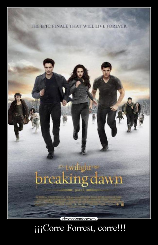 ¡¡¡Corre Forrest, corre!!! -
