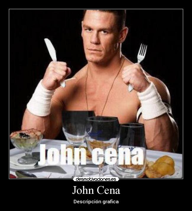 John Cena - Descripción grafica