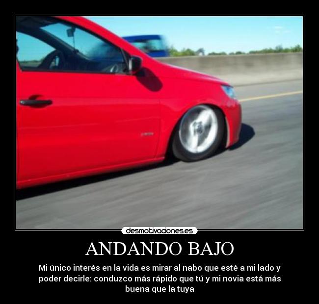 carteles andando bajo desmotivaciones