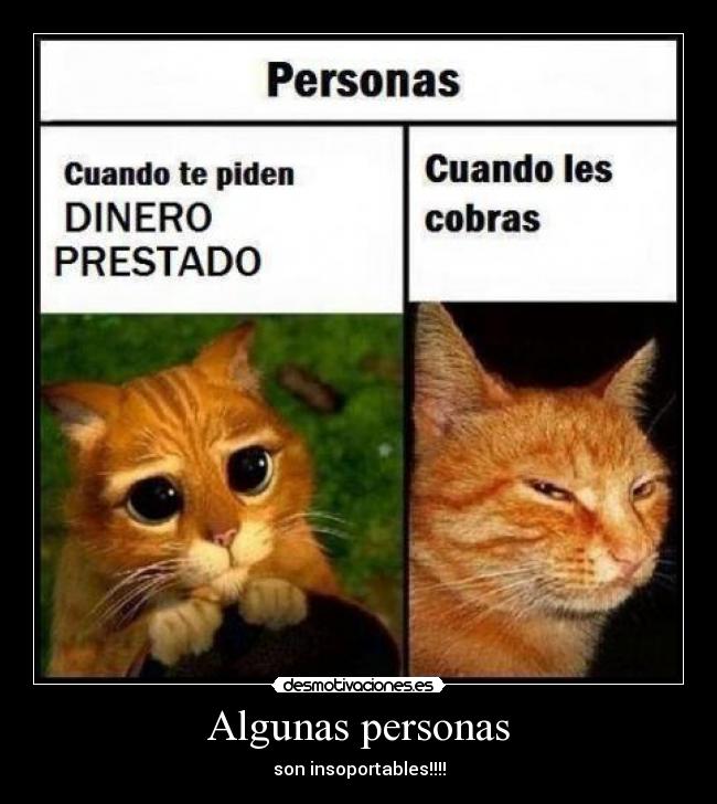 Algunas personas - son insoportables!!!!