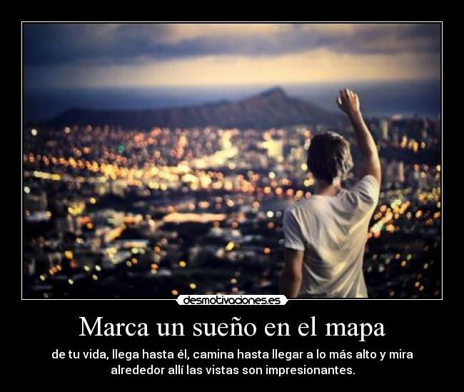 Marca un sueño en el mapa -