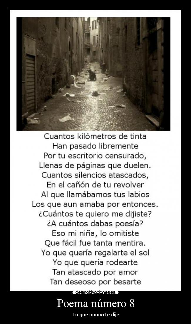Poema número 8 - 
