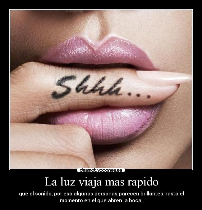 La luz viaja mas rapido -
