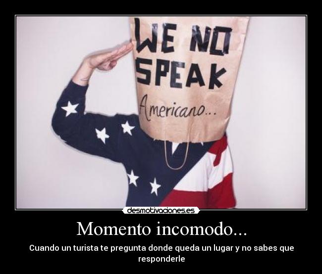 Momento incomodo... -