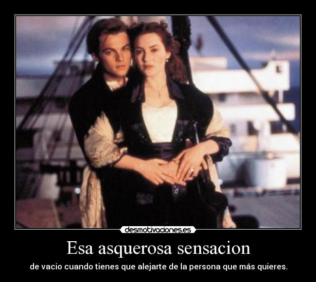 Esa asquerosa sensacion -