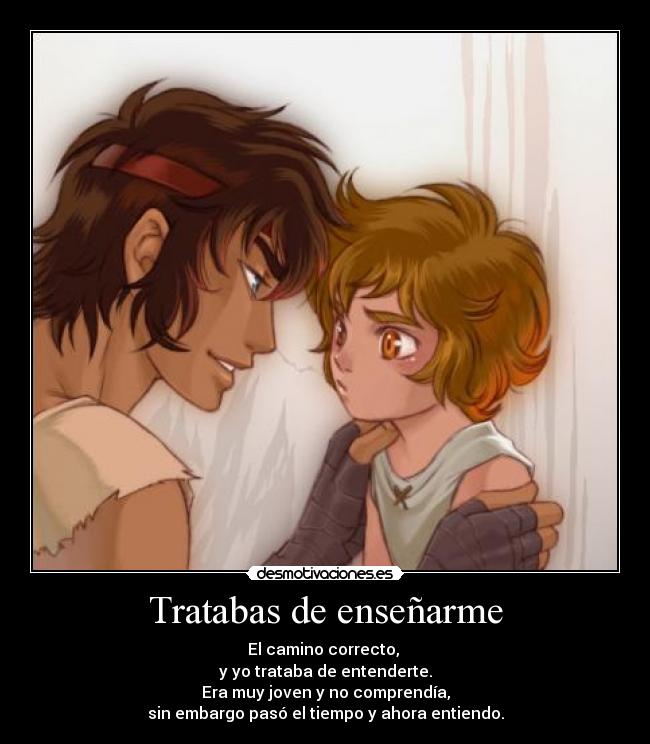 carteles anime saint seiya aioros aioria desmotivaciones