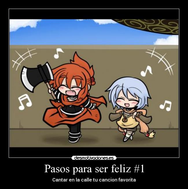 carteles anime manda mierda verguenza canta todo pulmon desmotivaciones