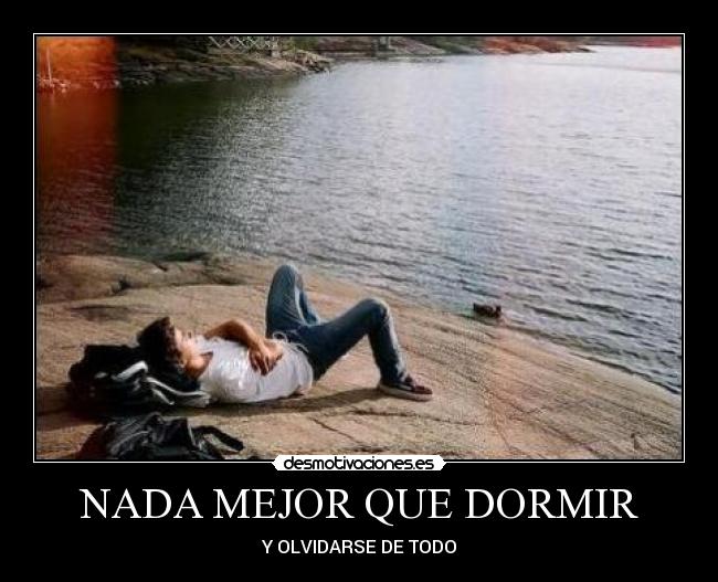 carteles dormir jeff desmotivaciones