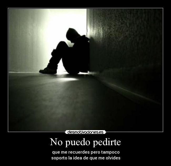 No puedo pedirte - 