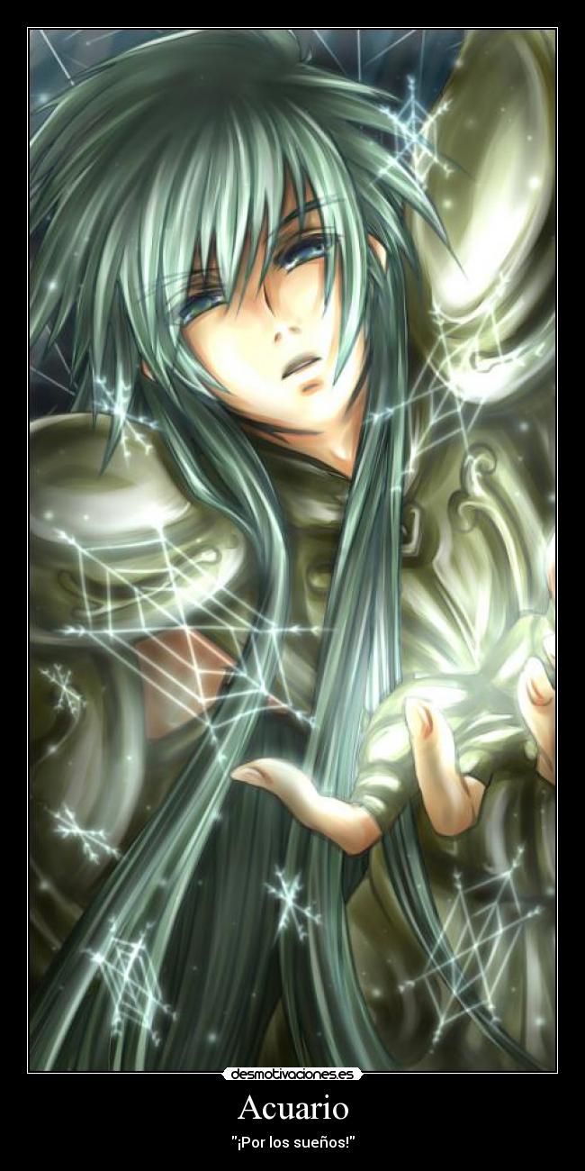 carteles degel acuario saint seiya lost canvas gold saint desmotivaciones