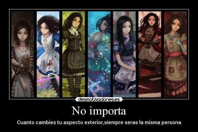 carteles alice madness retuns alice liddell videojuegos aspecto desmotivaciones