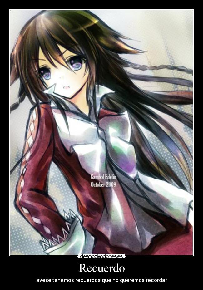 Recuerdo - avese tenemos recuerdos que no queremos recordar