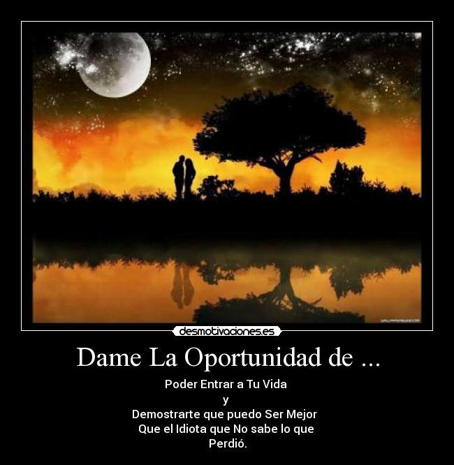 Dame La Oportunidad de ... -