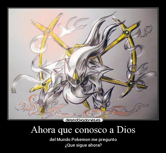 Ahora que conosco a Dios -