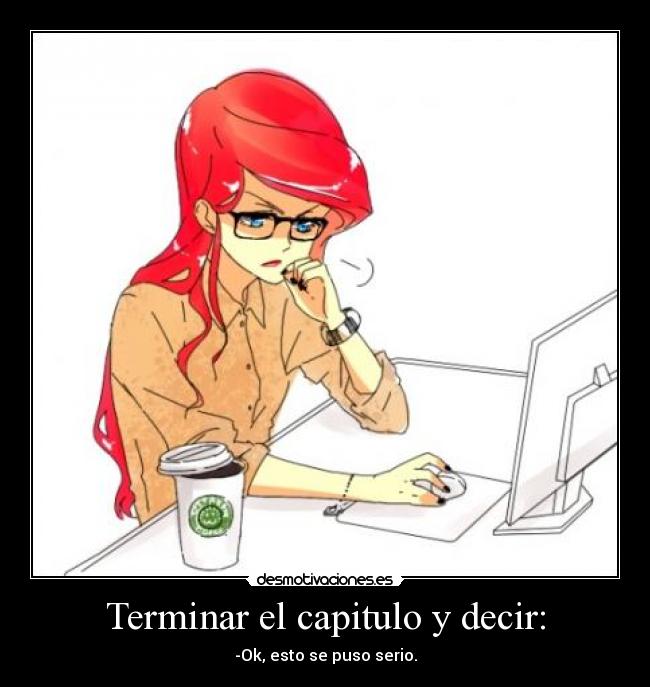 carteles anime ariel capitulo computadora desmotivaciones