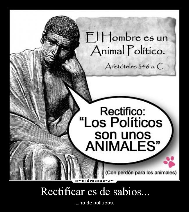 Rectificar es de sabios... - 