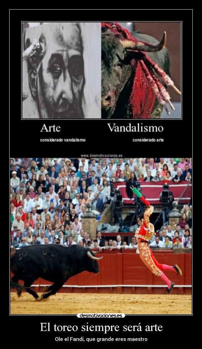 El toreo siempre será arte - Ole el Fandi, que grande eres maestro