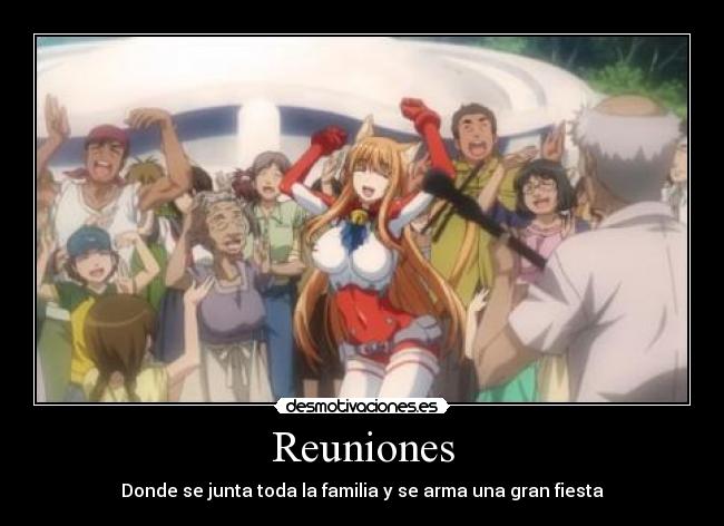 Reuniones - Donde se junta toda la familia y se arma una gran fiesta