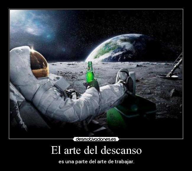 carteles arte descanso desmotivaciones