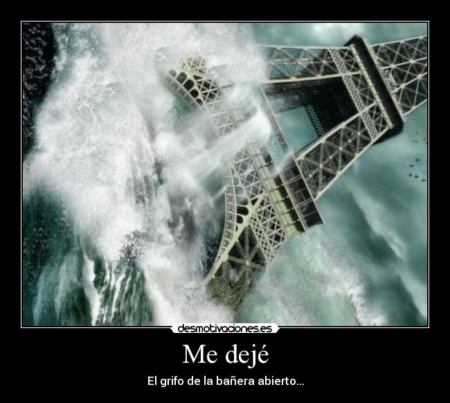 carteles grifo despiste inundacion desmotivaciones