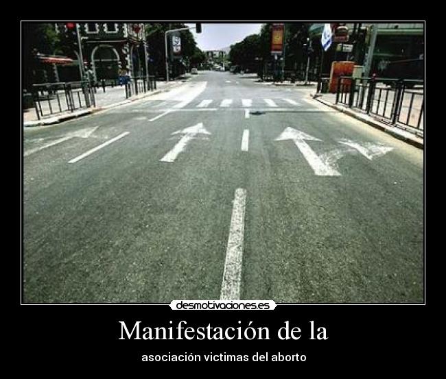 Manifestación de la - 