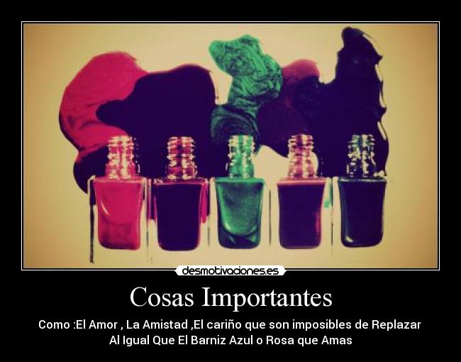 Cosas Importantes -