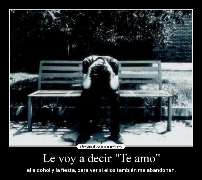 Le voy a decir Te amo -