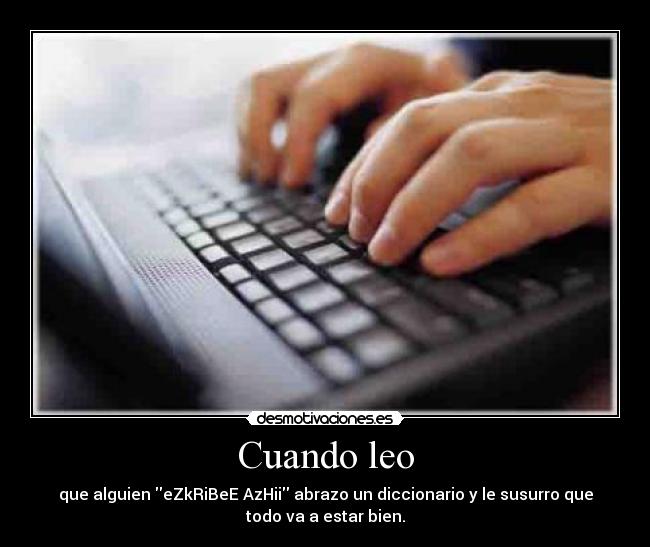 Cuando leo -