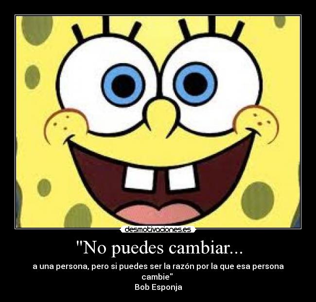 carteles bob esponja desmotivaciones
